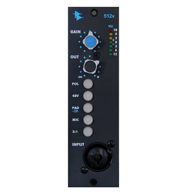512V Discrete Mic/Line Preamp with Variable Output Level