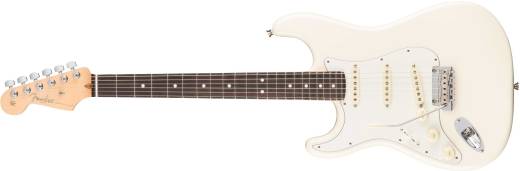 American Professional Stratocaster Left-Handed Rosewood Fingerboard - Olympic White