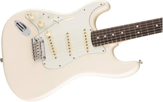 American Professional Stratocaster Left-Handed Rosewood Fingerboard - Olympic White