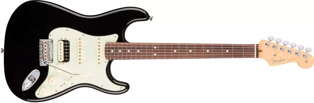 American Professional Stratocaster HSS Shawbucker Rosewood Fingerboard - Black