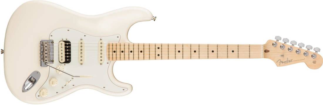 American Professional Stratocaster HSS Shawbucker Maple Fingerboard - Olympic White