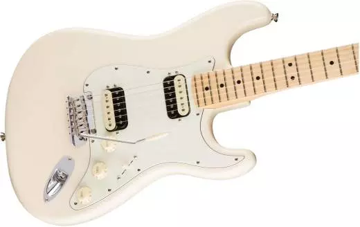 American Professional Stratocaster HSS Shawbucker Maple Fingerboard - Olympic White