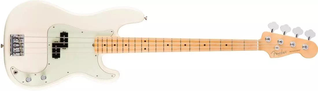 American Professional Precision Bass Maple Fingerboard - Olympic White