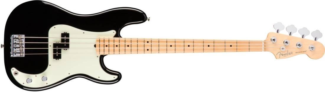 American Professional Precision Bass Maple Fingerboard - Black