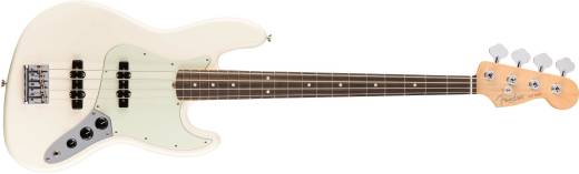 American Professional Jazz Bass Rosewood Fingerboard - Olympic White