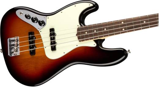 American Professional Jazz Bass Left-Handed Rosewood Fingerboard - 3-Colour Sunburst