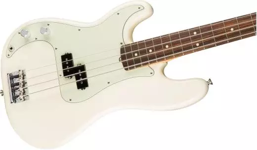 American Professional Precision Bass Left-Handed Rosewood Fingerboard - Olympic White