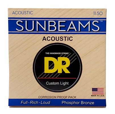 DR Strings - Sunbeam Phos Bronze Acoustic Strings - Medium/Light 11-50