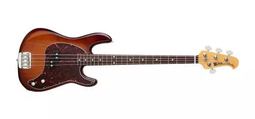 Cutlass Bass Guitar with Rosewood Neck, Tortoiseshell Pickguard - Heritage Tobacco Burst