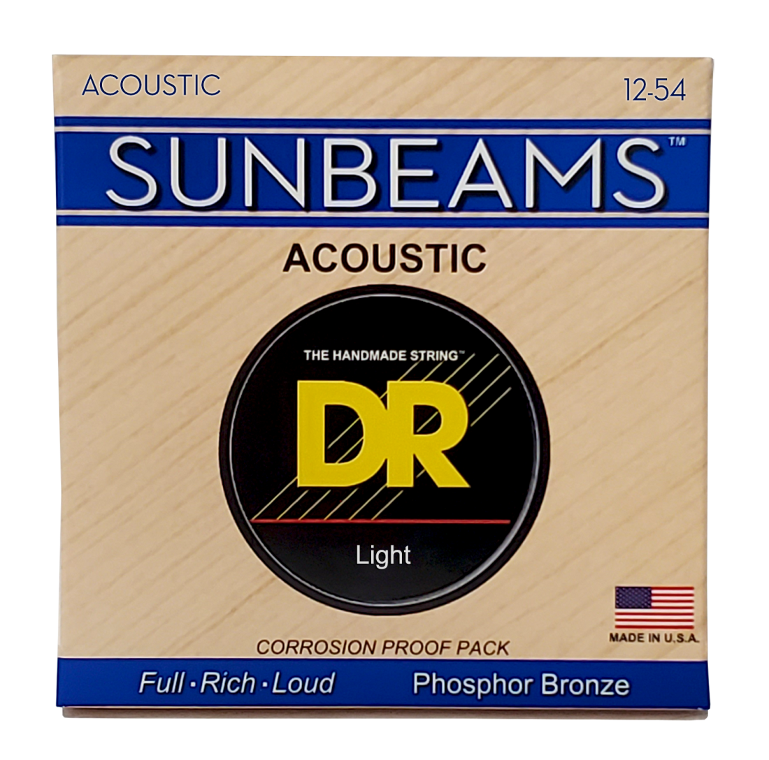 Sunbeam Phos Bronze Acoustic Strings - Medium 12-54
