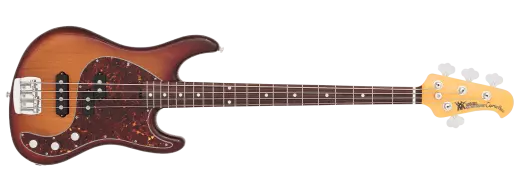 Caprice Bass Guitar with Rosewood Neck, Tortoiseshell Pickguard - Heritage Tobacco Burst