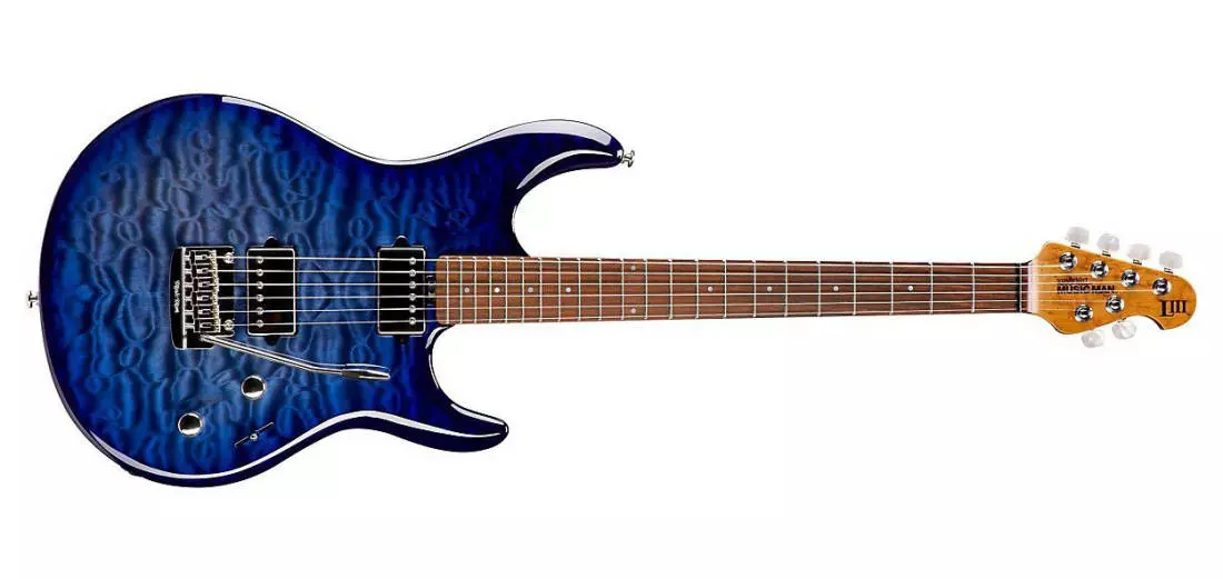 Luke3 BFR 6-String Electric Guitar with Roasted Maple/Rosewood Neck - Blueberry Burst Quilt