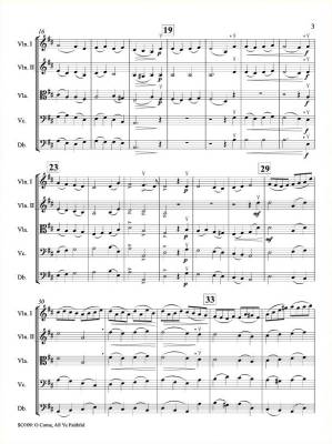 O Come, All Ye Faithful - Carlson - String Orchestra - Gr. 3