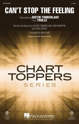 Hal Leonard - Cant Stop the Feeling from TROLLS - Martin /Shellback /Timberlake /Huff - 2pt