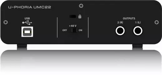 2x2 USB Audio Interface w/MIDAS Mic Preamp