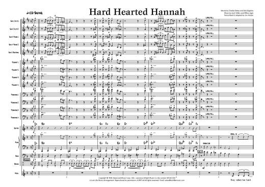 Hard Hearted Hannah - Bates /Bigelow /Yellen /Ager /Harpin - Jazz Ensemble/Vocal - Gr. Medium