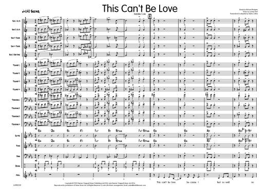 This Can\'t Be Love - Rodgers/Hart/Collins - Jazz Ensemble/Vocal - Gr. Medium