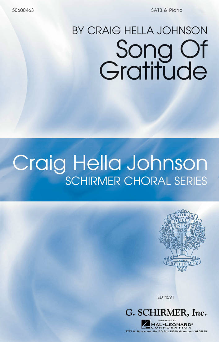 Song of Gratitude - Johnson - SATB