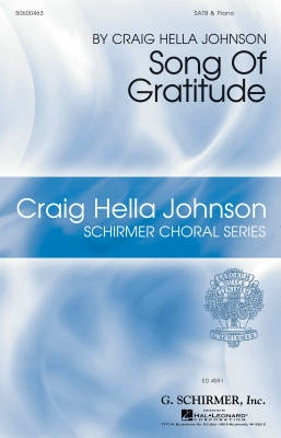 G. Schirmer Inc. - Song of Gratitude - Johnson - SATB