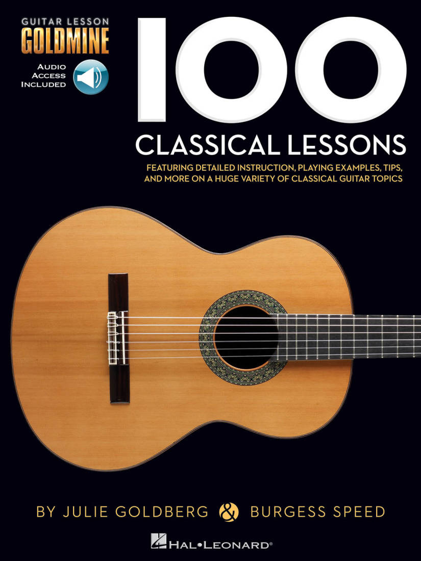100 Classical Lessons - Classical Guitar TAB - Book/Audio Online