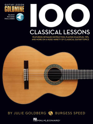 Hal Leonard - 100 Classical Lessons - Classical Guitar TAB - Book/Audio Online