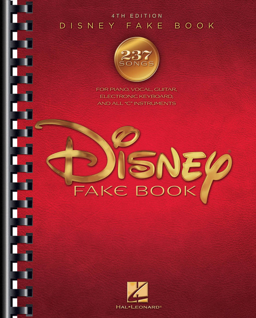 The Disney Fake Book (4th Edition) - C Instruments/Guitar/Piano, Keyboard/Vocal