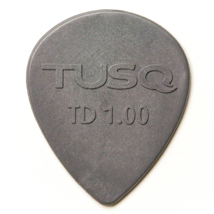 TUSQ Tear Drop Pick 1.00mm Deep Toned (6 Pack)