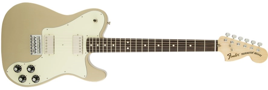 Chris Shiflett Telecaster Deluxe Rosewood Fingerboard - Shoreline Gold