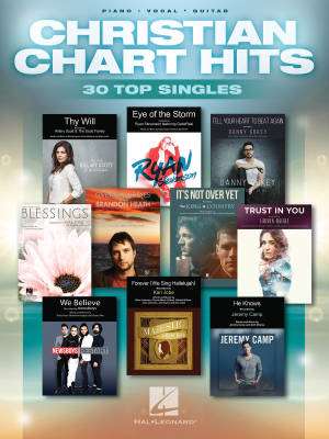 Hal Leonard - Christian Chart Hits - Piano/Voix/Guitare - Livre
