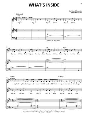 Waitress (Vocal Selections) - Bareilles - Piano/Vocal - Book