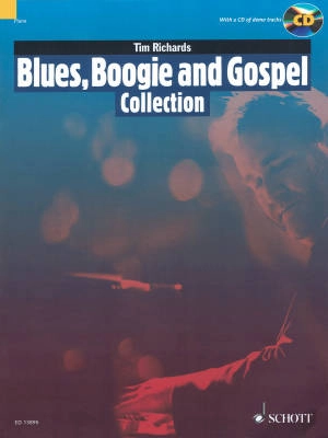 Schott - Blues, Boogie and Gospel Collection: 15 Pieces for Solo Piano - Richards - Book/CD