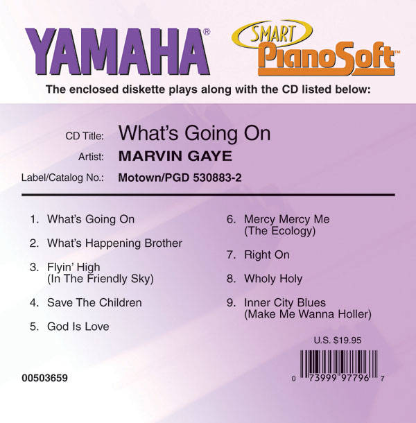 Marvin Gaye: What\'s Going On (Yamaha Smart PianoSoft) - Electronic Keyboard - Disk
