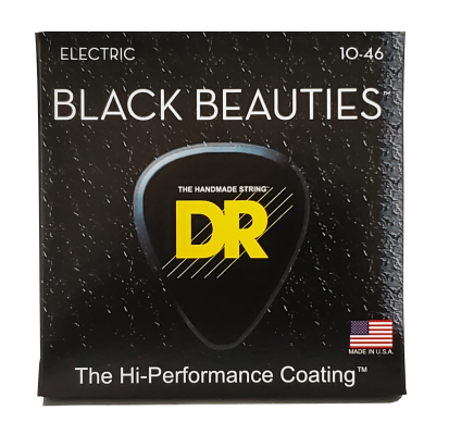 Black Beauty Coated Electric Strings 10-46