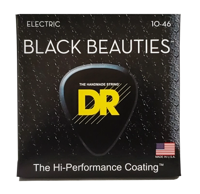 DR Strings - Black Beauty Coated Electric Strings 10-46