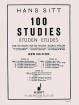 Eulenburg - 100 Studies, Op. 32 - Book 1: 20 Studies in the First Position - Sitt - Violin - Book