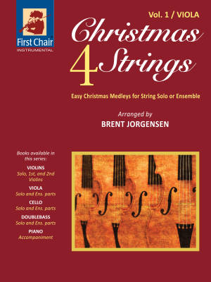 Christmas 4 Strings - Vol.1 - Jorgensen - Viola - Book