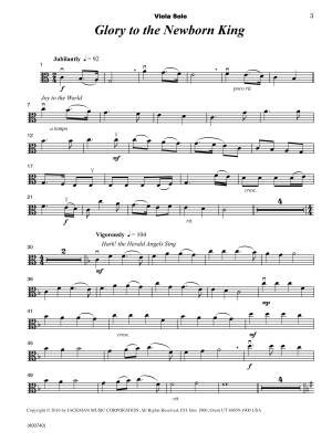 Christmas 4 Strings - Vol.1 - Jorgensen - Viola - Book
