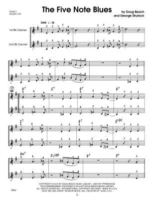 The Power Of Two - Beach/Shutack - Clarinet Duets - Book/Audio Online