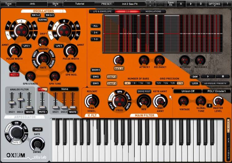 Oxium - Virtual Synthesizer Plug-in - Download