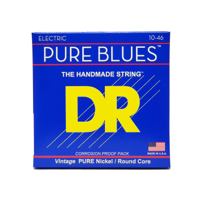 DR Strings - Pure Blues Nickel Strings 10-46