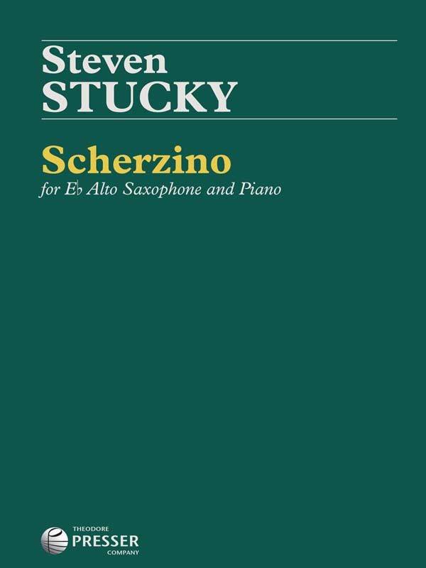 Scherzino - Stucky - Alto Saxophone/Piano - Sheet Music