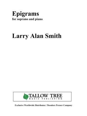 Epigrams - Nickson/Smith - Soprano Voice/Piano - Book