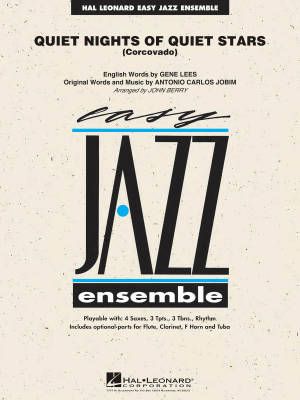 Hal Leonard - Quiet Nights of Quiet Stars (Corcovado) - Jobim/Berry - Jazz Ensemble - Gr. 2