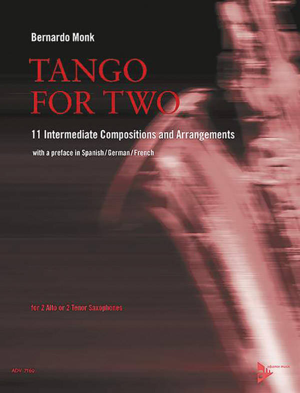 Tango for Two: 11 Intermediate Compositions and Arrangements - Monk - Saxophone Duets - Book