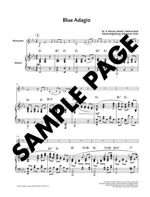 Blue Adagio - Mozart/Eisel - Clarinet/Piano - Sheet Music