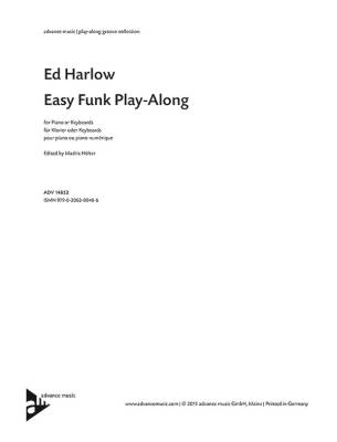 Advance Music - Easy Funk Play-Along - Harlow - Piano - Book