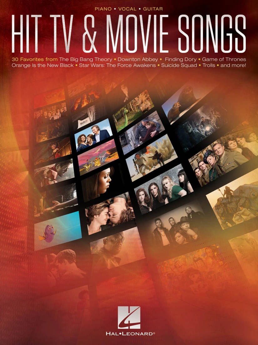 Hit TV & Movie Songs - Piano/Vocal/Guitar - Book