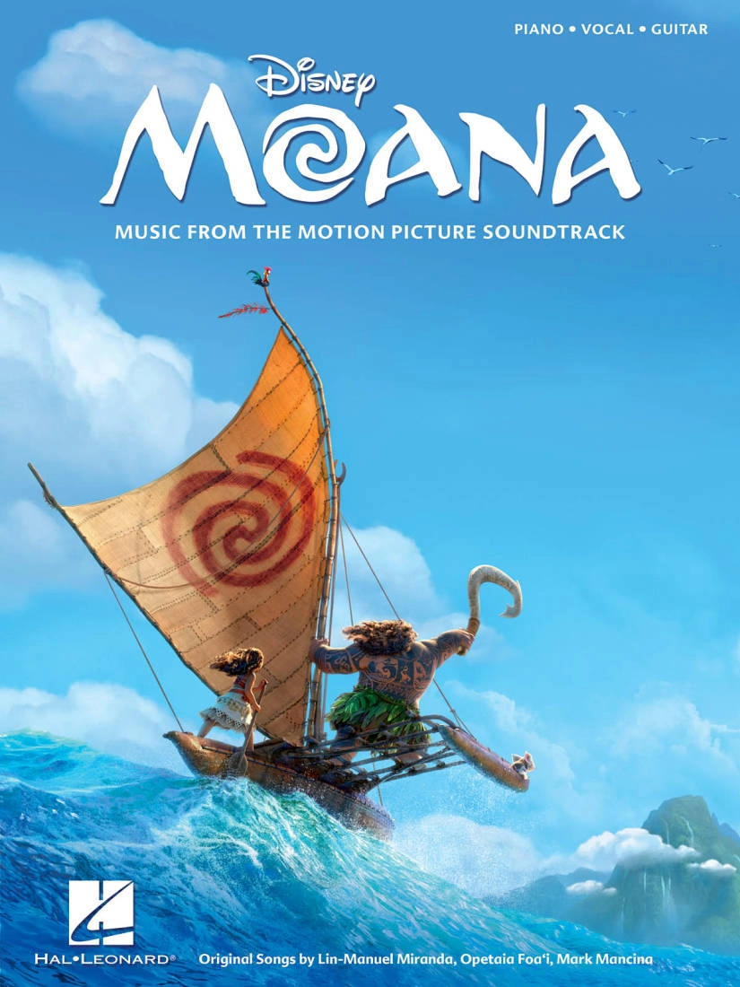 Moana - Miranda/Foa\'i/Mancina - Piano/Vocal/Guitar - Book