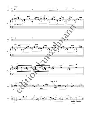 Sephardic Poem - Yalom - Viola/Piano - Sheet Music