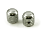 WD Music - Brass Dome Knob (2) Chrome